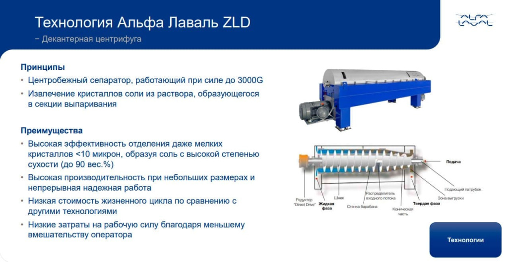 Декантерная центрифуга